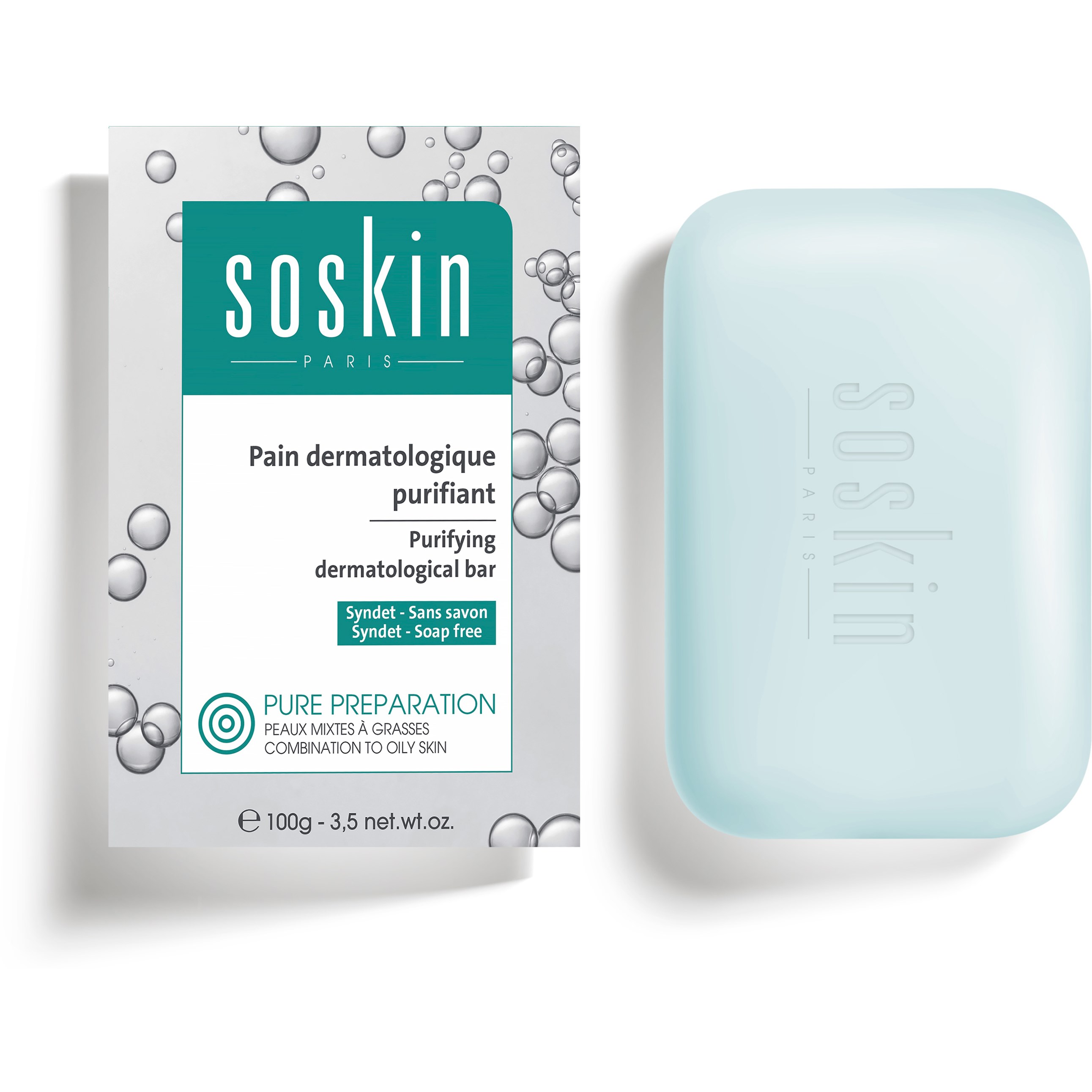 Läs mer om SOSkin Pure Preparations Purifying Dermatological Bar 200 g