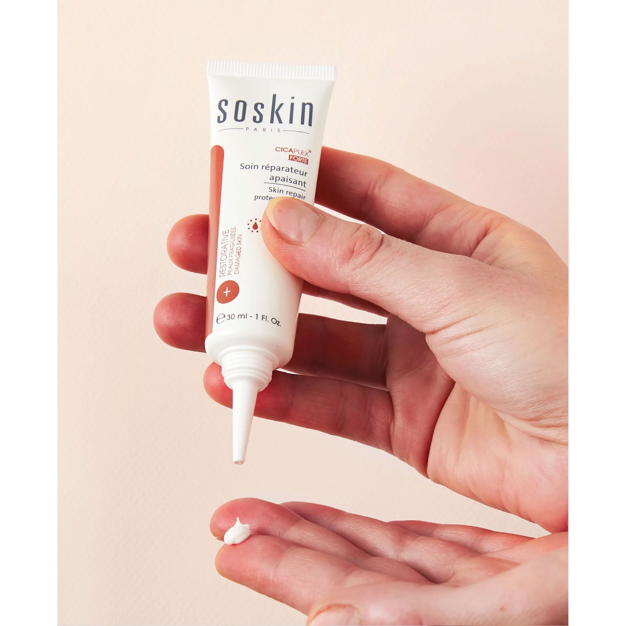SOSkin Restorative Cicaplex Skin Repair Protective Care 30 ml (obrázok 3)