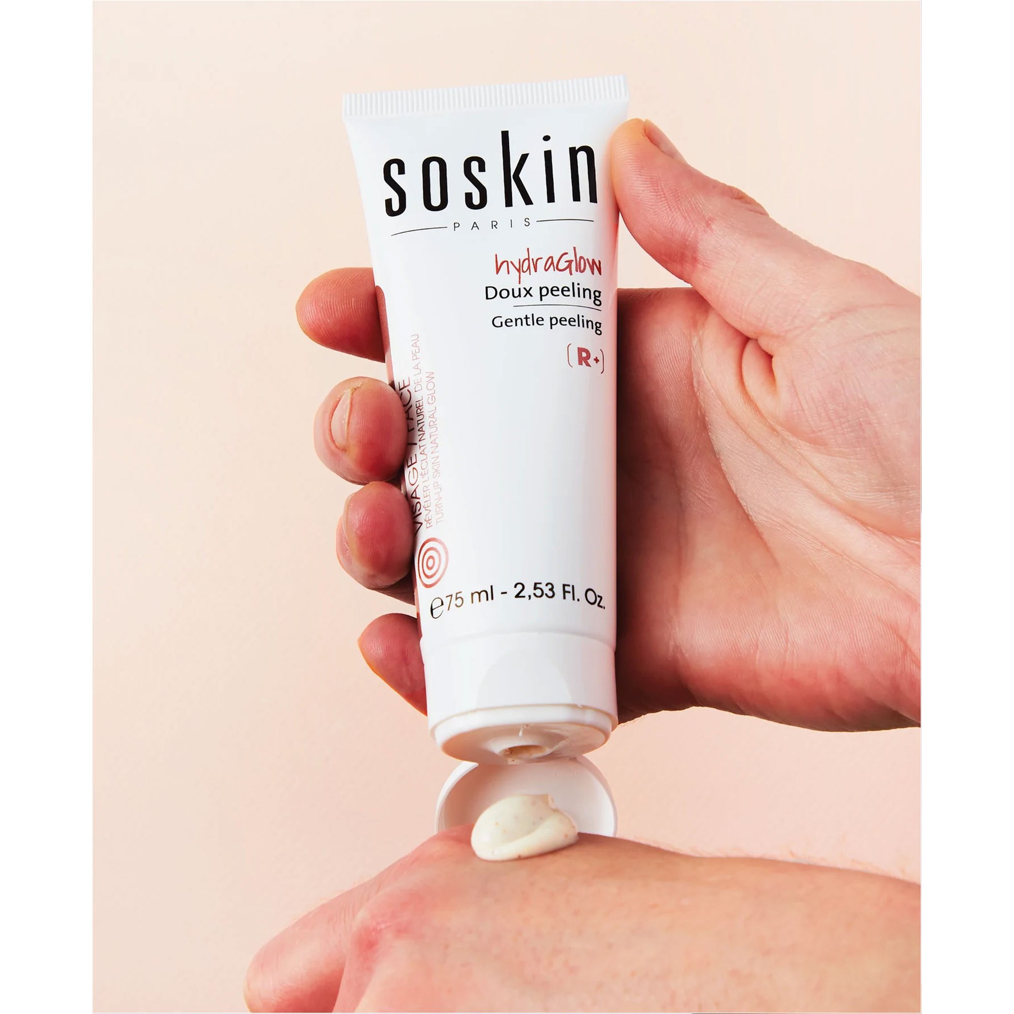 SOSkin Restorative Hydraglow Gentle Peeling 75 ml (obrázok 3)