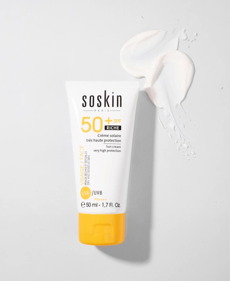 SOSkin Sun Guard SPF50+ Rich Sun Cream Very High Protection 50ml