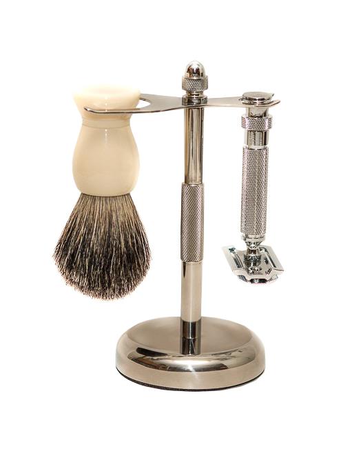 Sovereign Products Ivory Badger & Short Daddy Shaving Set