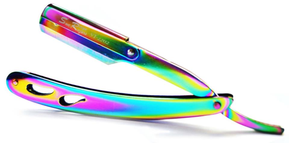 Sovereign Products Steel Razor Knife Rainbow (Delbar)