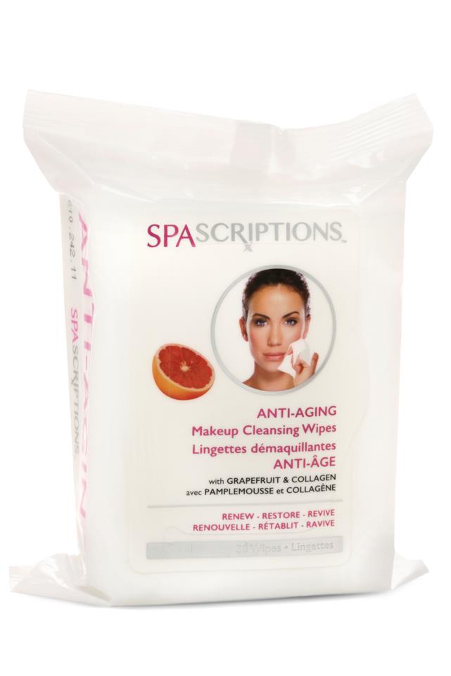 SpaScriptions Anti-Aging Makeup Cleansing Wipes 30 st