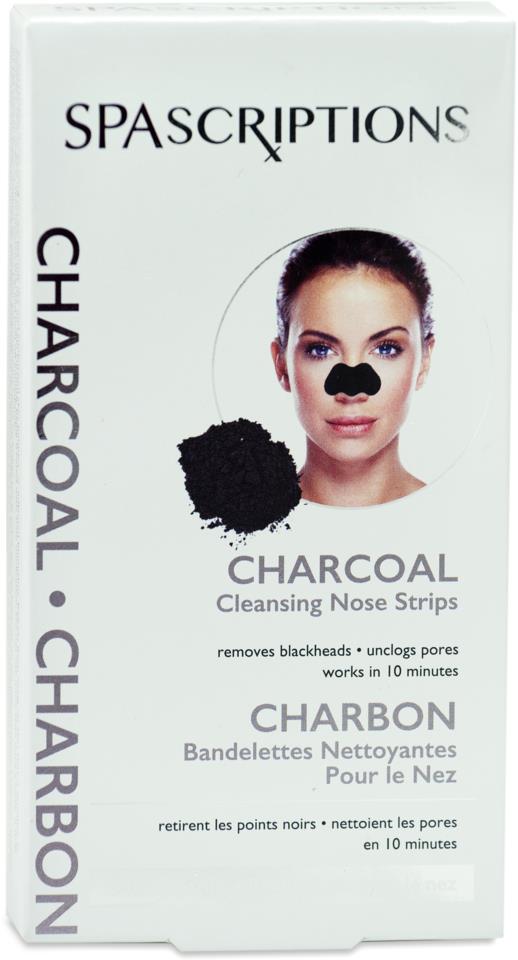 SpaScriptions Charcoal Cleansing Nose Strips
