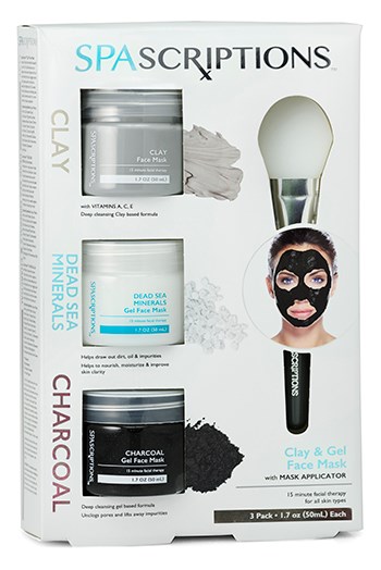 SpaScriptions Clay & Gel Mask Set