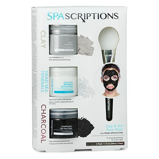 SpaScriptions Clay & Gel Mask Set billede
