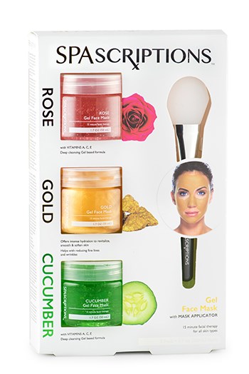 SpaScriptions Gel Mask Set
