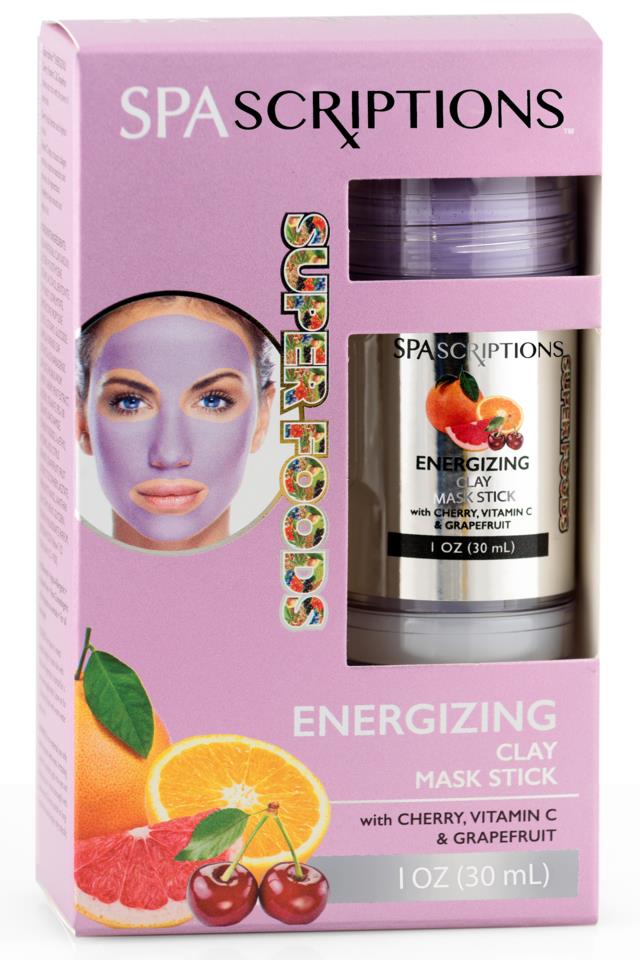 SpaScriptions Superfoods- Energizing Clay Mask Stick with Ch