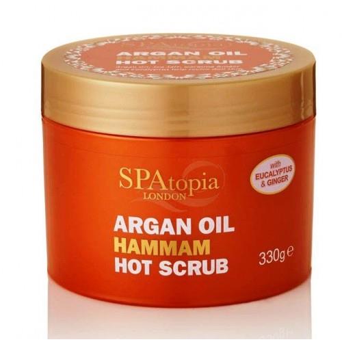 SPAtopia London Argan Oil Hammam Hot Scrub 330g 300 ml
