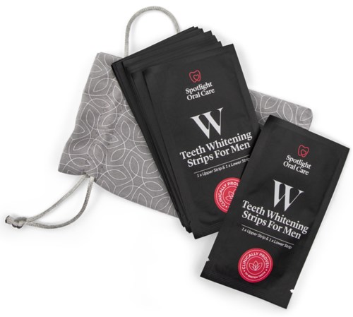 Spotlight Oral Care Men's Teeth Whitening Strips