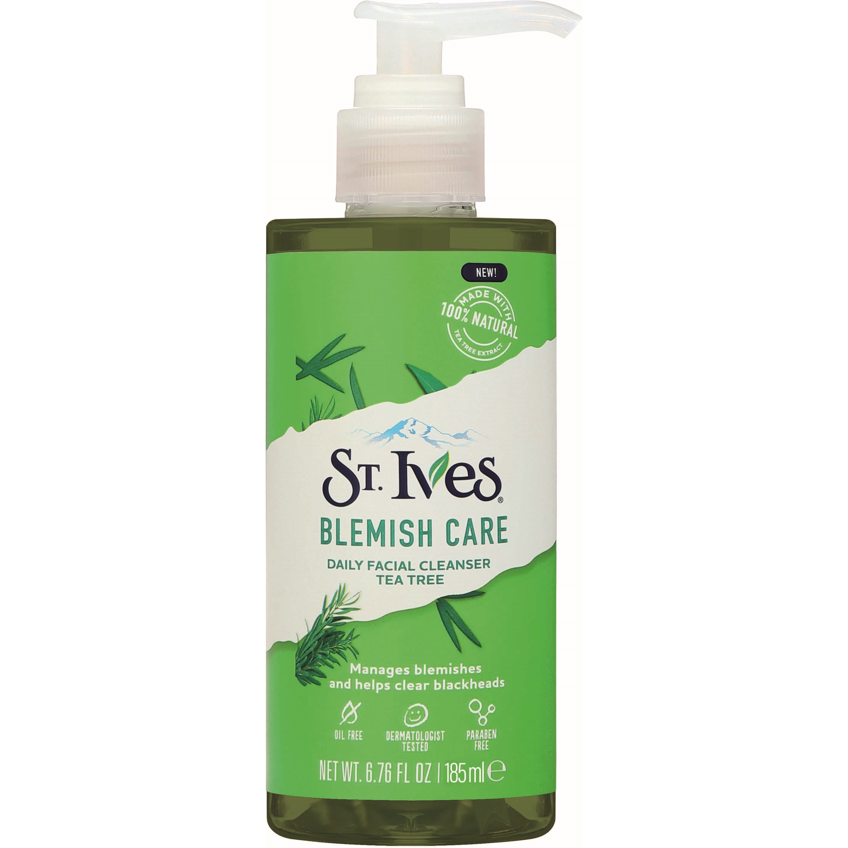 St Ives Facial Cleanser Blemish Care Tea Tree 185 ml