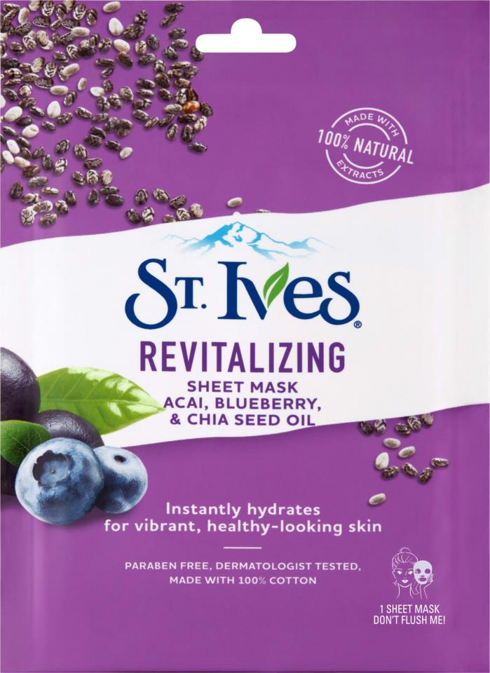 St Ives Sheet Mask Blueberry 23ml