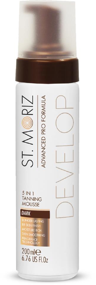 St Moriz Advanced Pro 5in1 Tanning Mousse Dark 200ml