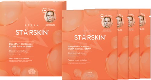 Starskin DeepMelt Collagen PDRN Salmon DNA Face Mask 4 st