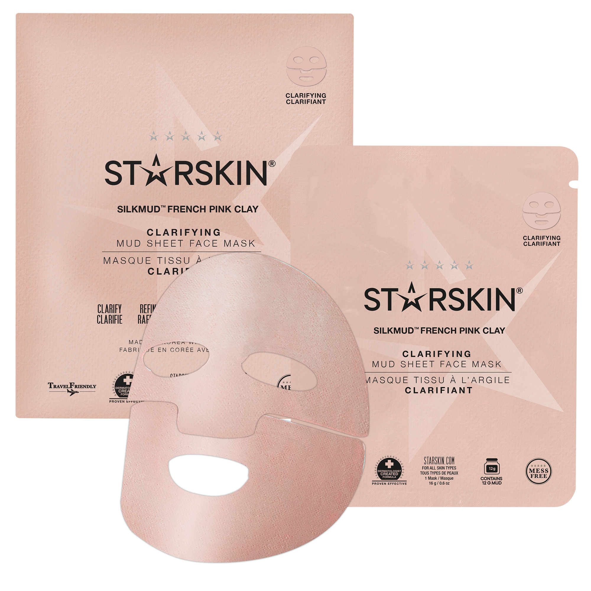 Zdjęcia - Maska do twarzy Starskin Essentials Silkmud Pink Clay