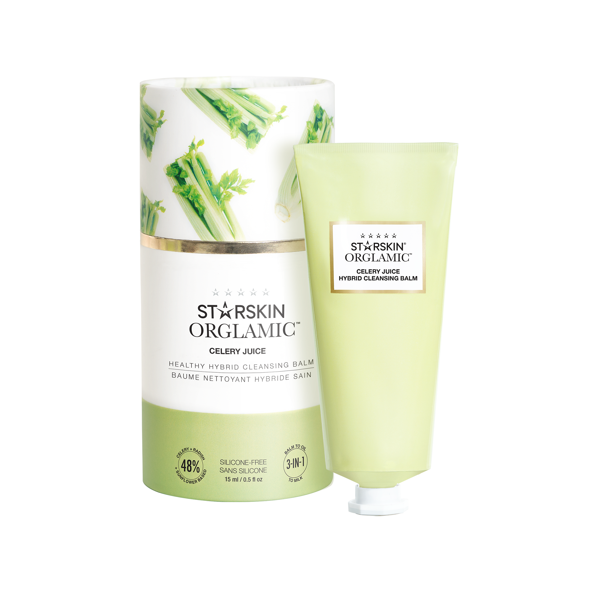 Starskin Orglamic Celery Juice Healthy Hybrid Cleansing Balm 15ml 15 m