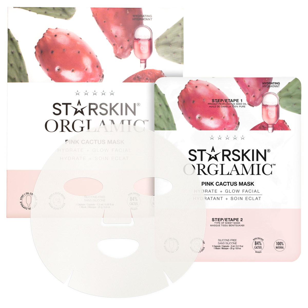 Starskin Orglamic Pink Cactus Mask