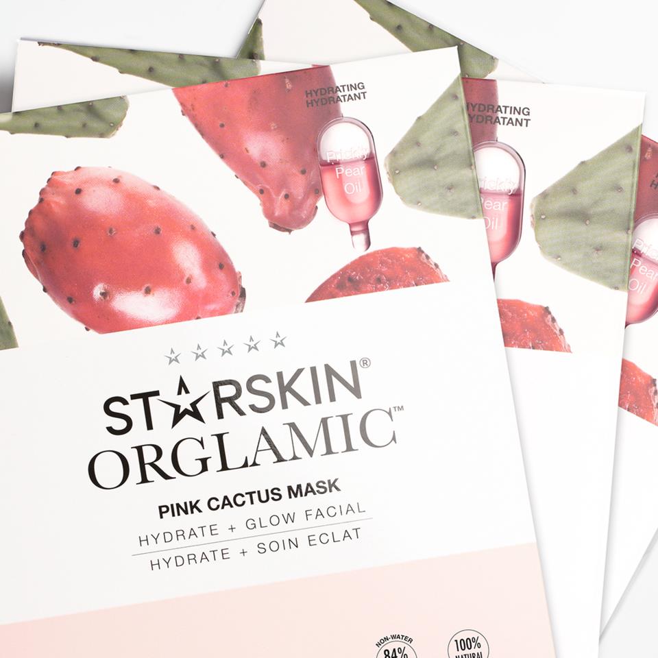 Starskin Orglamic Pink Cactus Mask