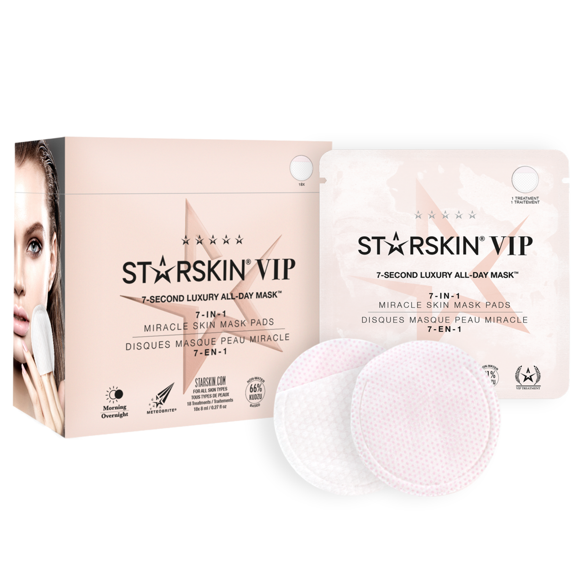 Starskin VIP 7 Second Luxury All Day Mask 18Pack 18 st