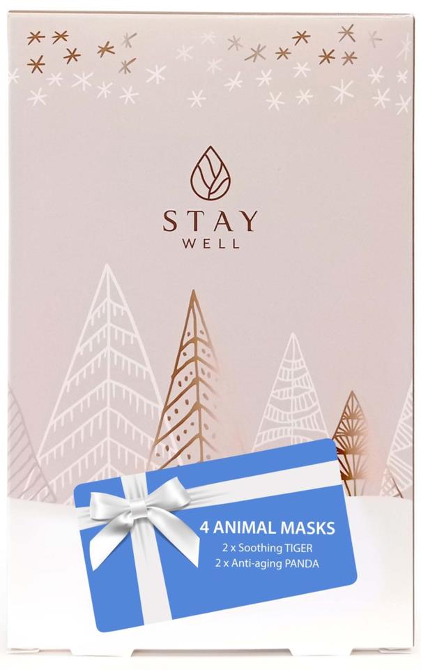 Stay Well Animal Masks 4pcs of 20 g