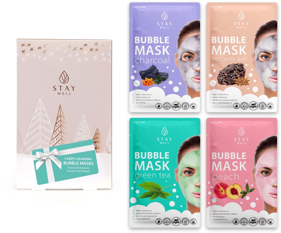 Stay Well Bubble Masks 4pcs of 20 g