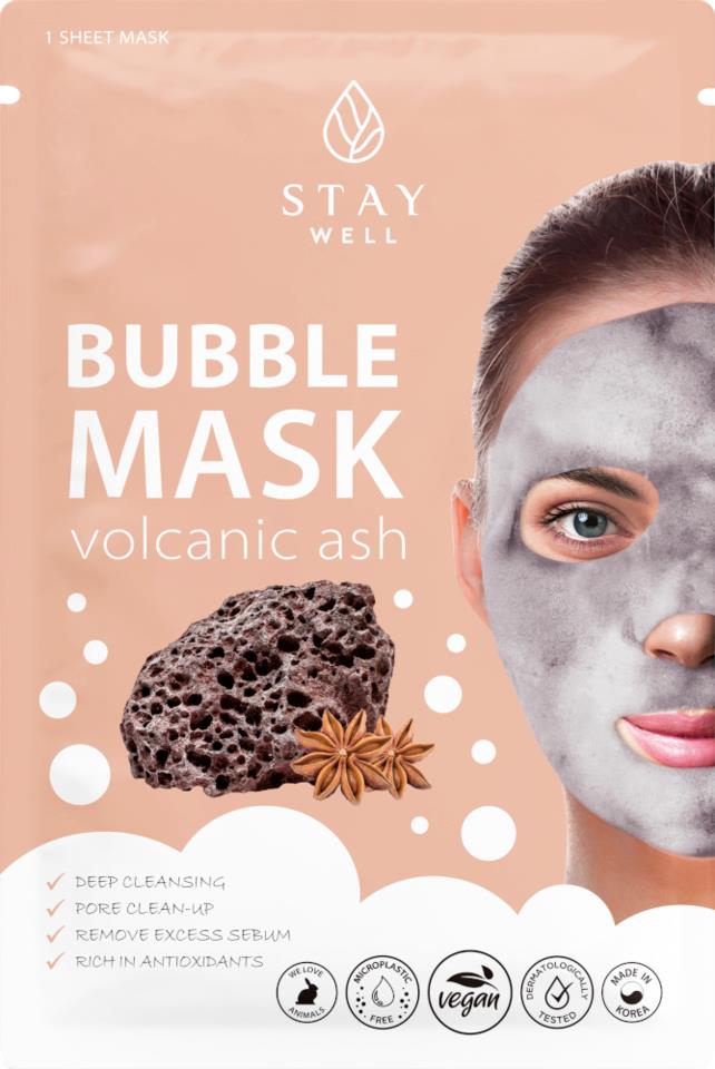 STAY Well Deep Cleansing Bubble Mask Volcanic 1 pcs