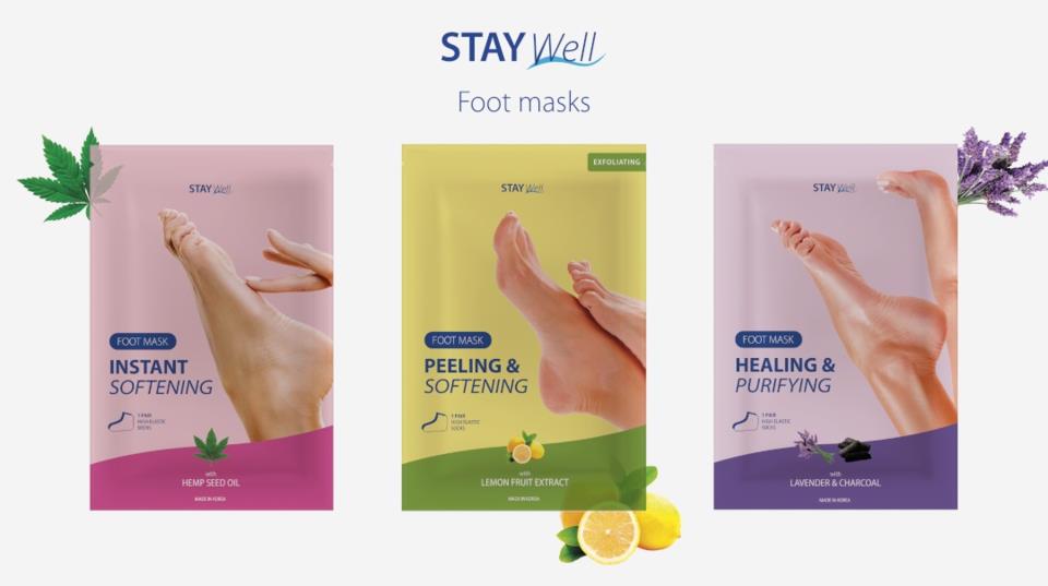 STAY Well Foot Care (3 masks) 3 pc