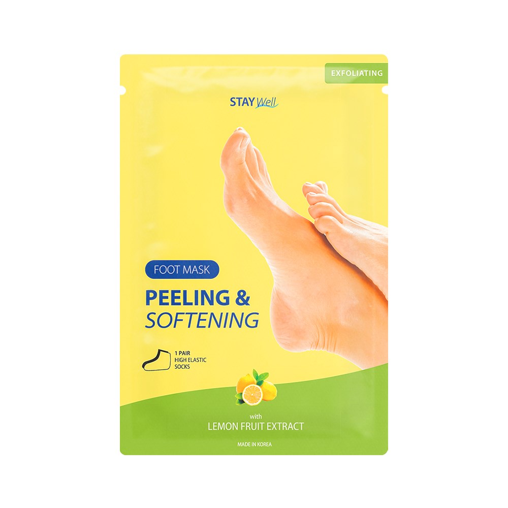 Läs mer om Stay Well Peeling & Softening Foot Mask Lemon