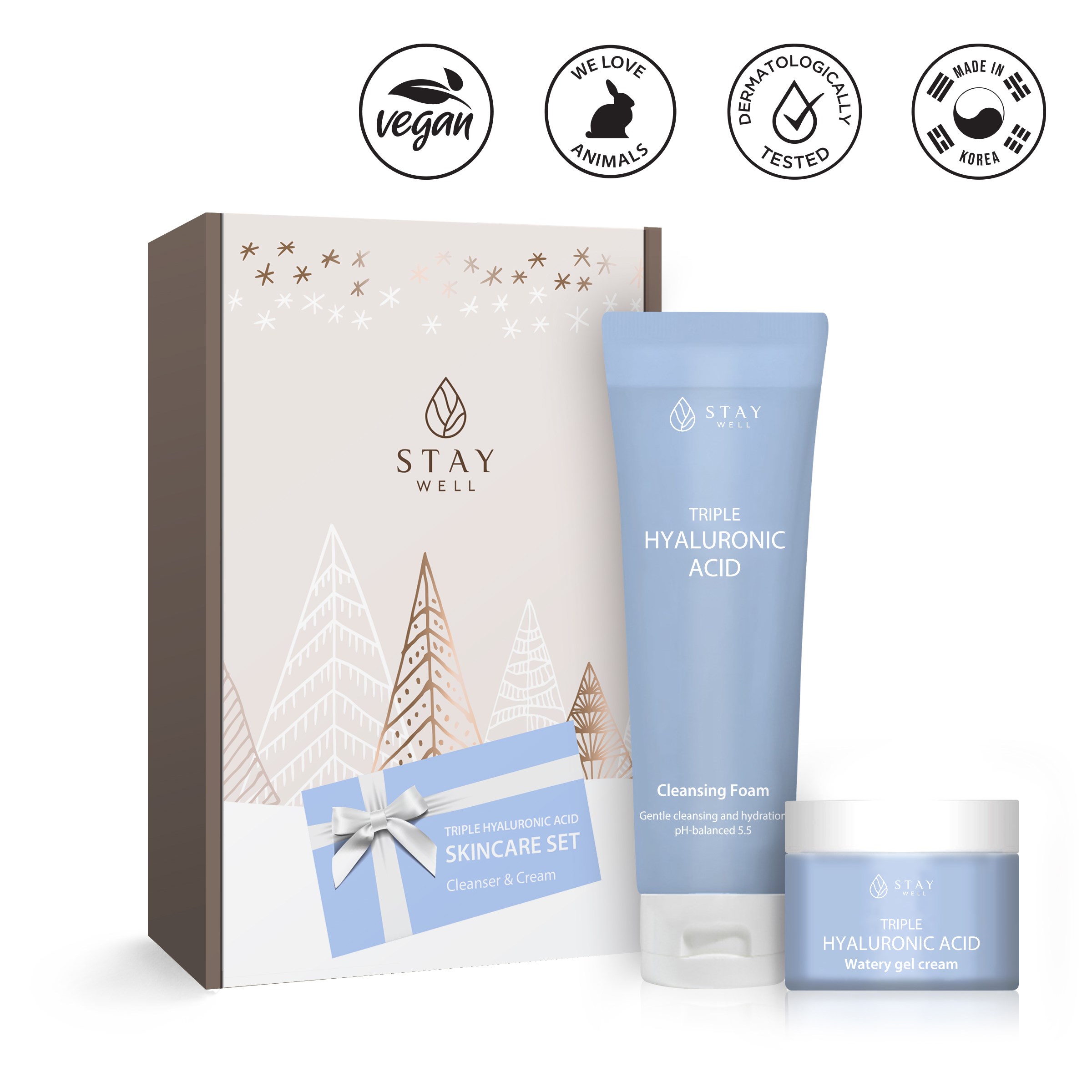 Stay Well Vegan Hyaluronic Acid Hydrating duo billede