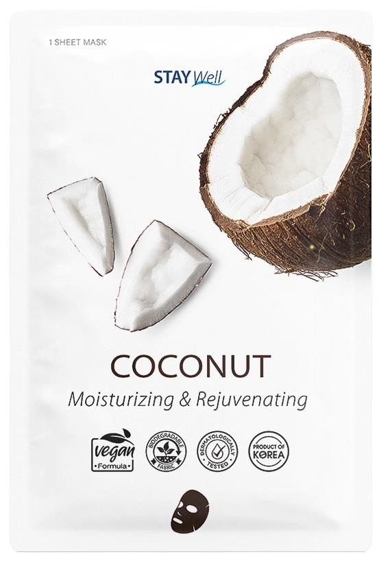 STAY Well Vegan Sheet Mask - Coconut 20 g