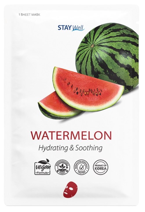 Stay Well Vegan sheet mask - Watermelon 20 g