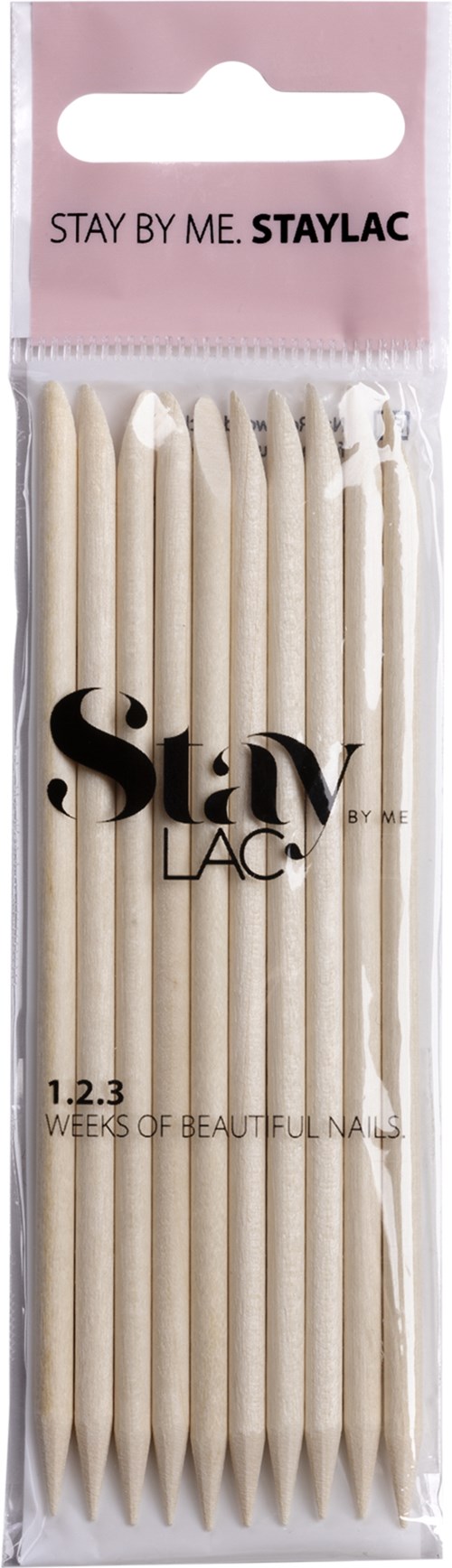 StayLAC Wooden Sticks Push Me Sticks 10 st