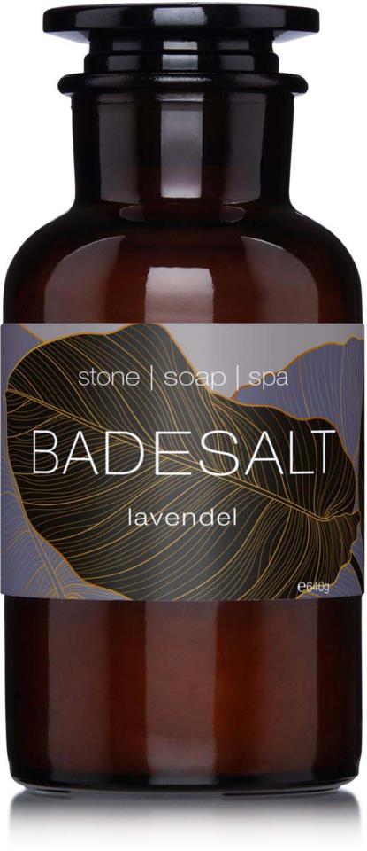 Stone Soap Spa Bath Salt Lavender 640 g