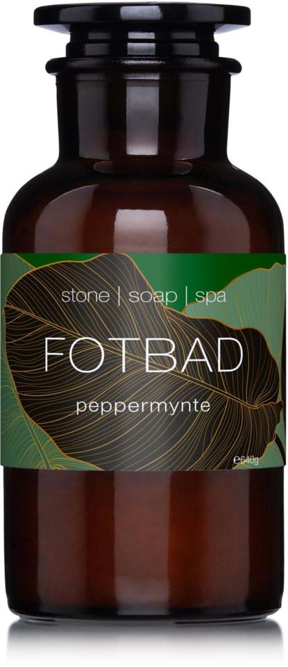 Stone Soap Spa Foot Bath Peppermint 640 g