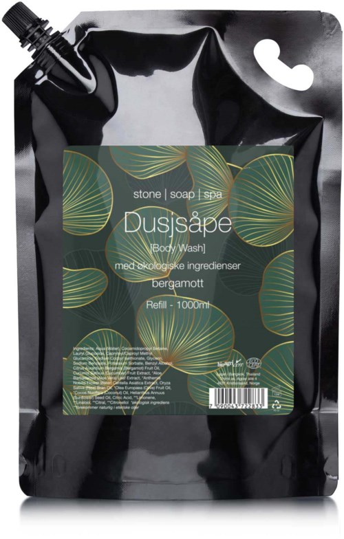 Stone Soap Spa Shower Gel Refill Bergamot 1000 ml