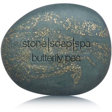 Läs mer om Stone Soap Spa Stone Soap Butterfly pea w. Goldleaf 120 g
