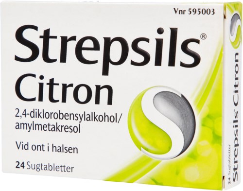 Strepsils Citron Sugtablett 24 st