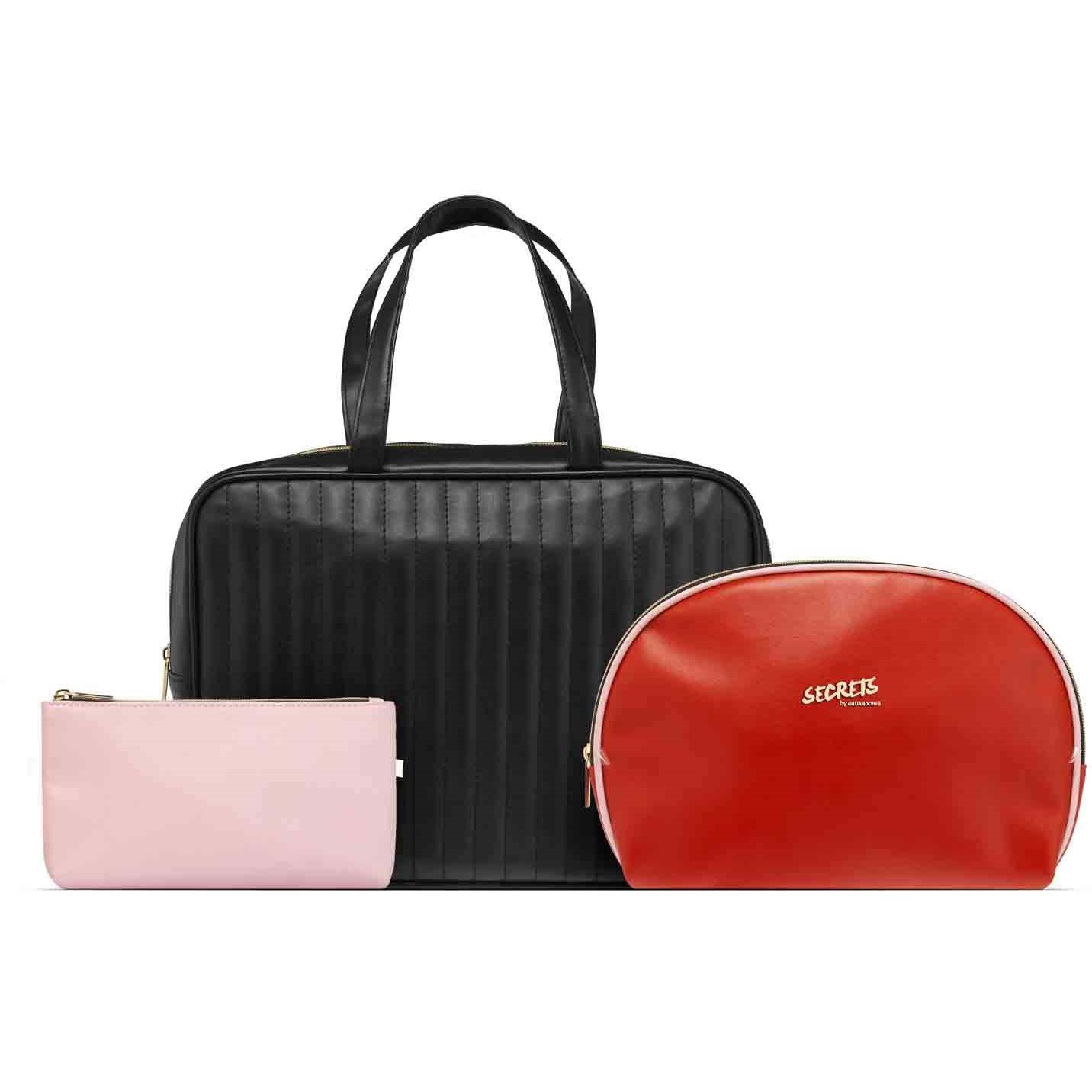 Läs mer om Studio Gj Sec 3 Pcs Bag Handle Pink Red Black