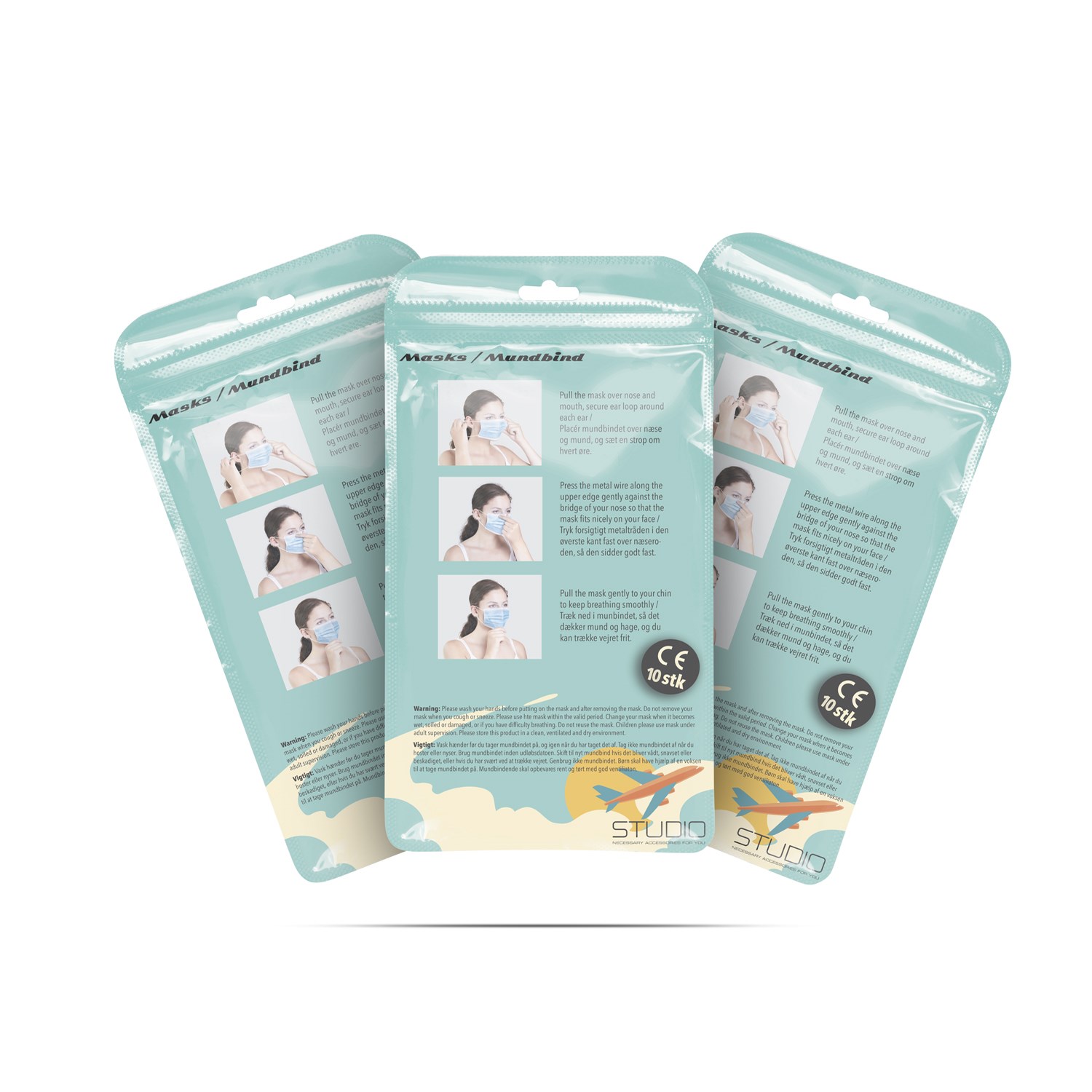Studio Medical Masks 10 Pcs