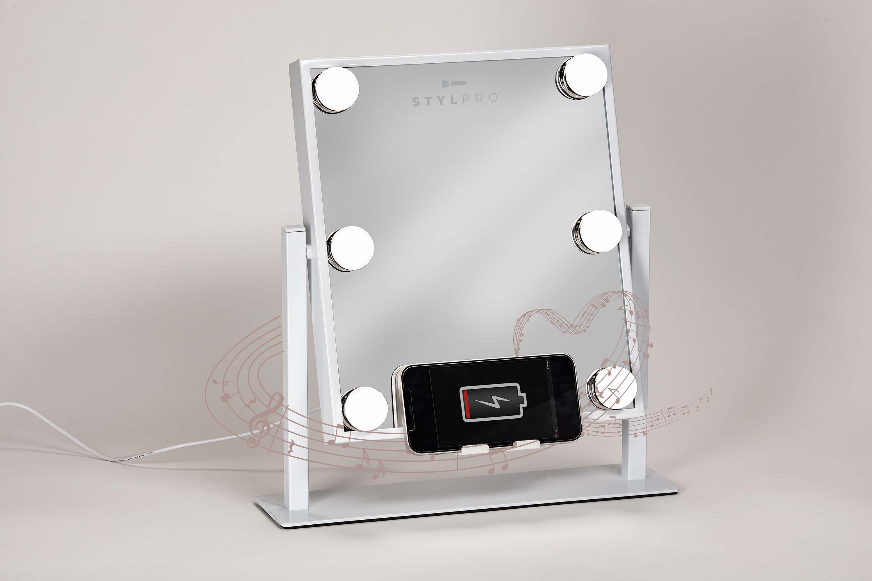 STYLPRO Glam & Groove Hollywood Vanity Music Mirror