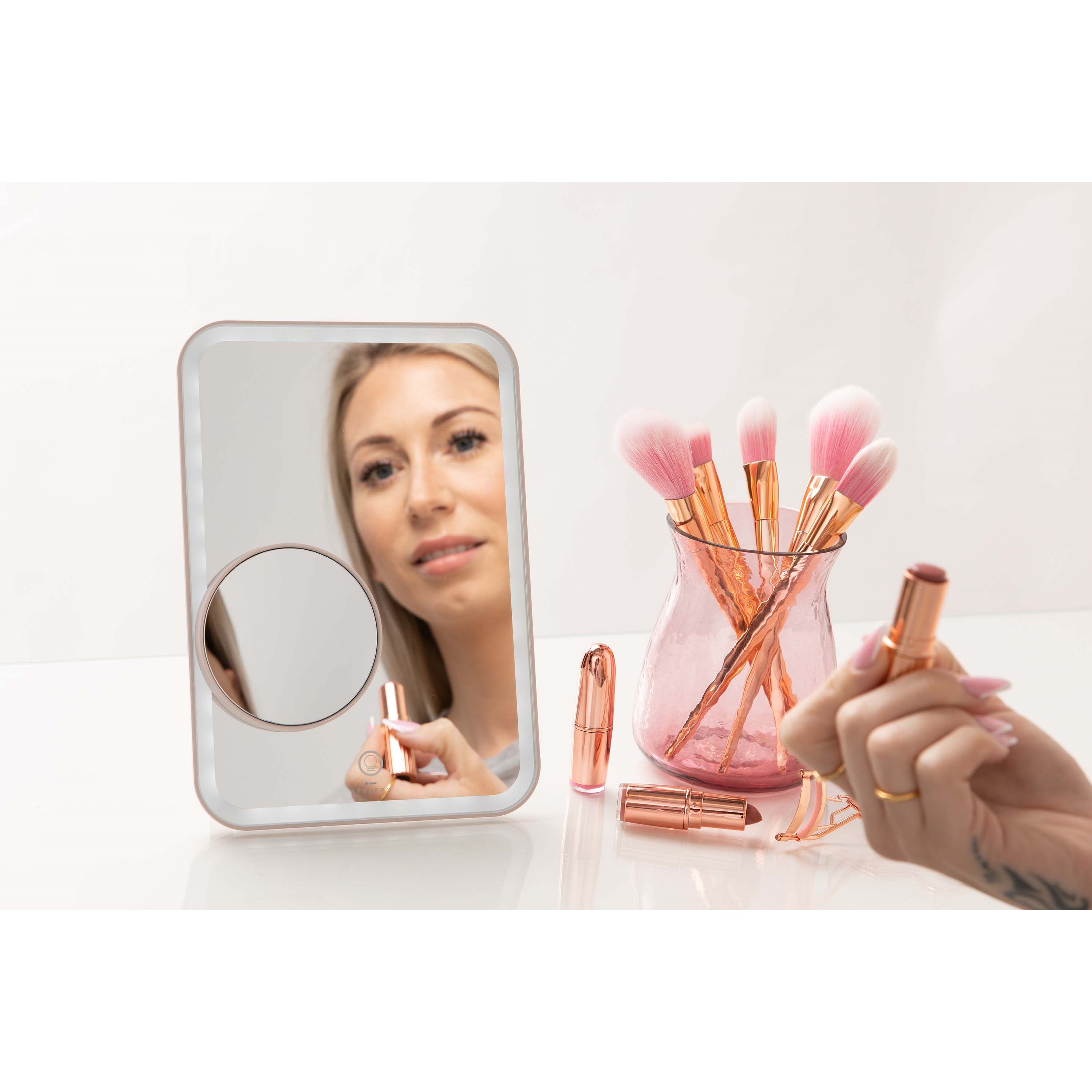 STYLPRO GLOW & GO™ Travel Mirror - Lusterko (obrázok 9)