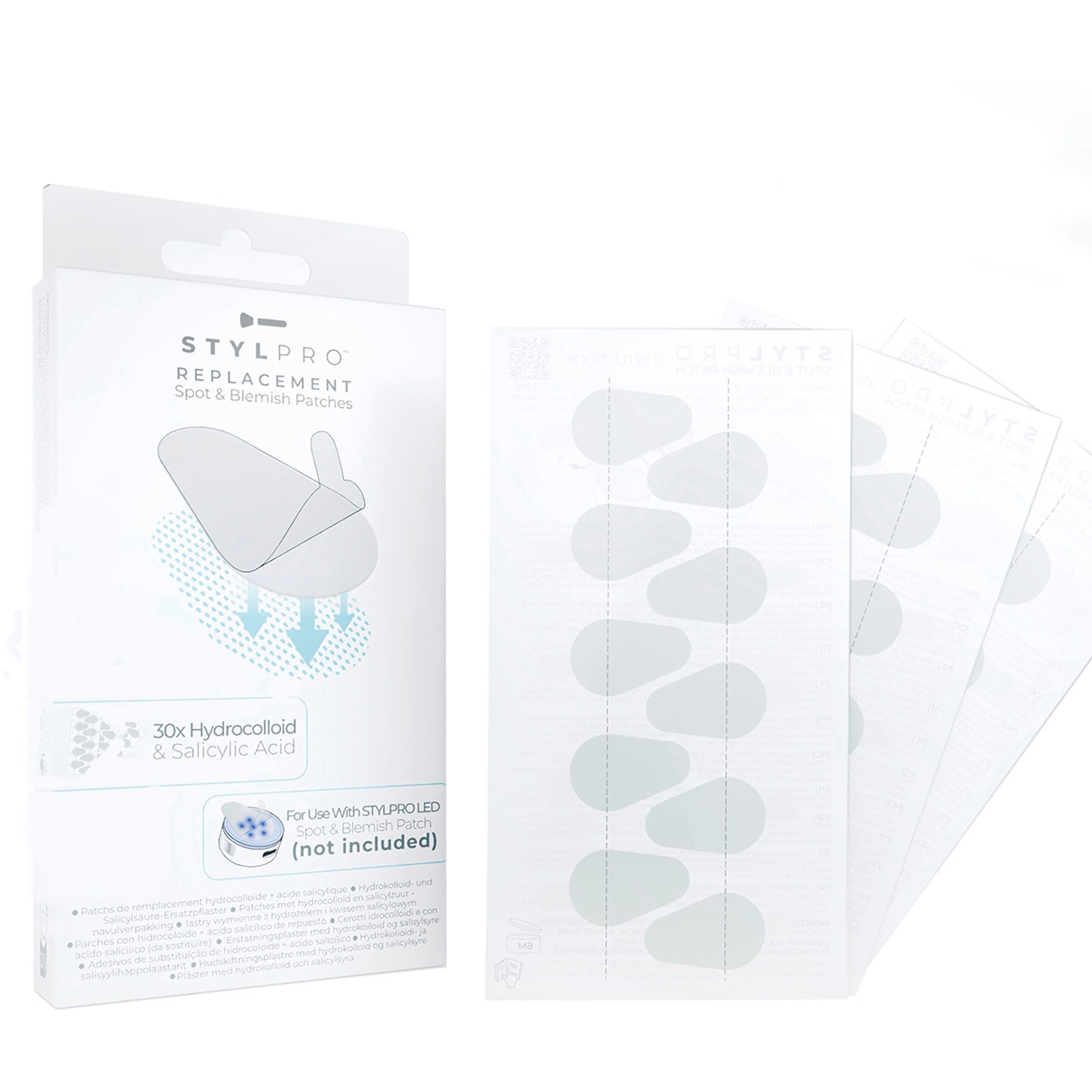 STYLPRO Hydrocolloid and Salicylic Acid Replacement Patches 30 st