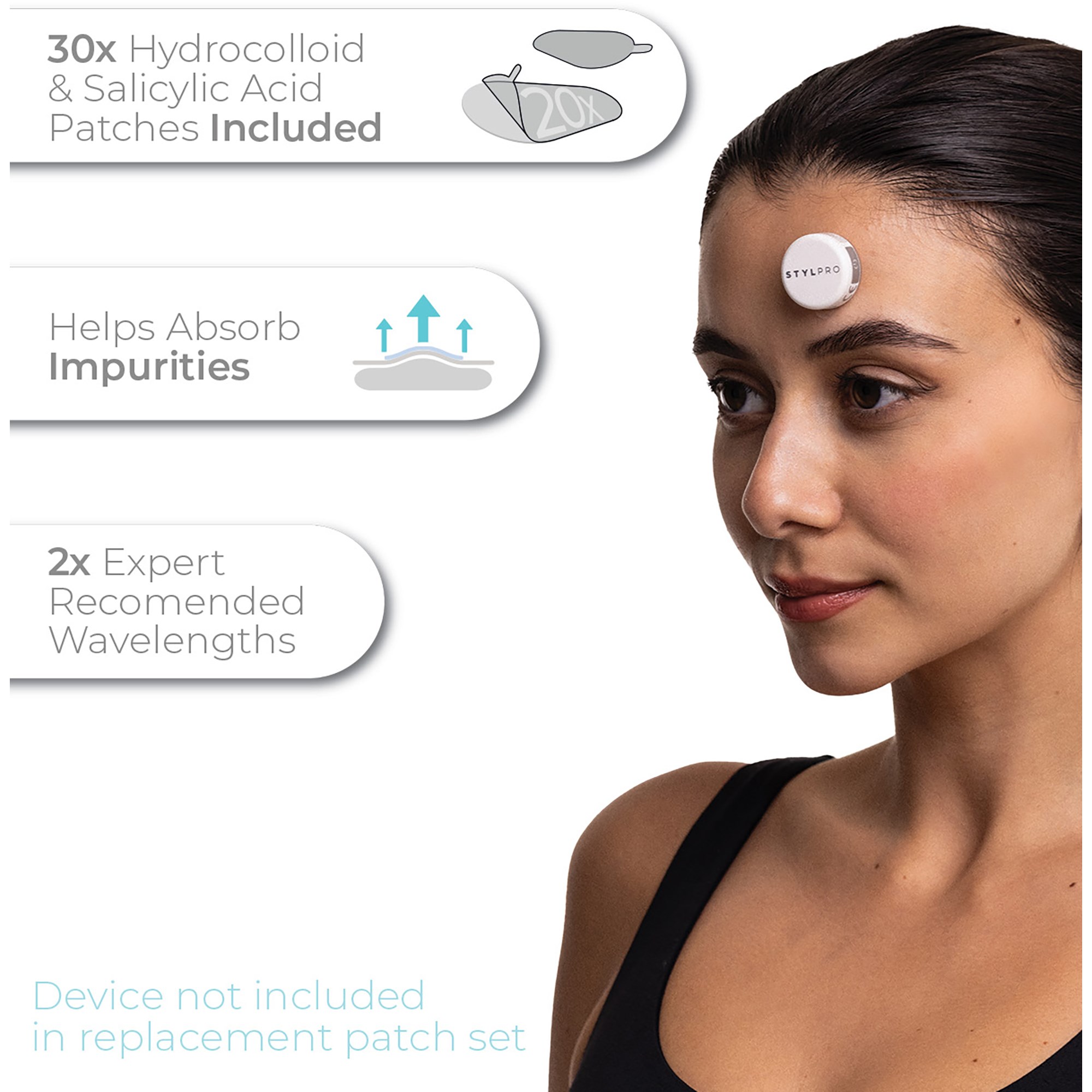 STYLPRO Hydrocolloid and Salicylic Acid Replacement Patches 30 szt. (obrázok 9)