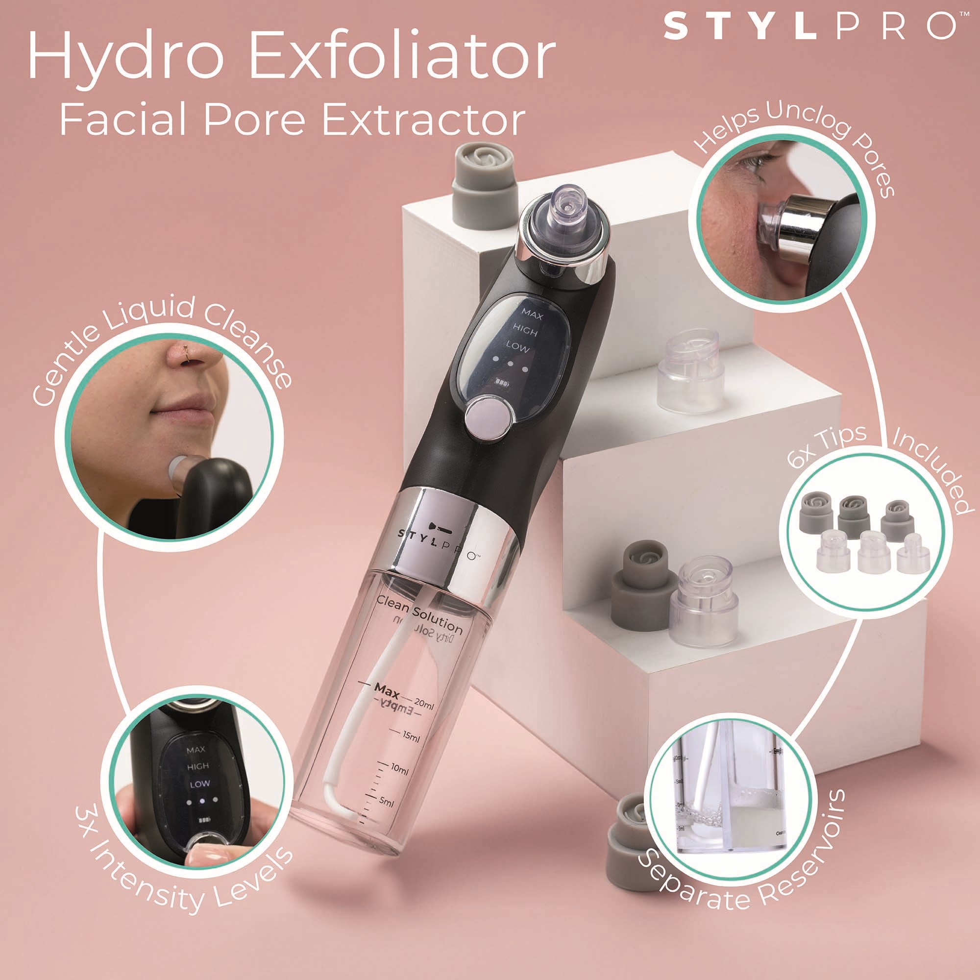 STYLPRO Hyrdo Exfoliator (obrázok 7)