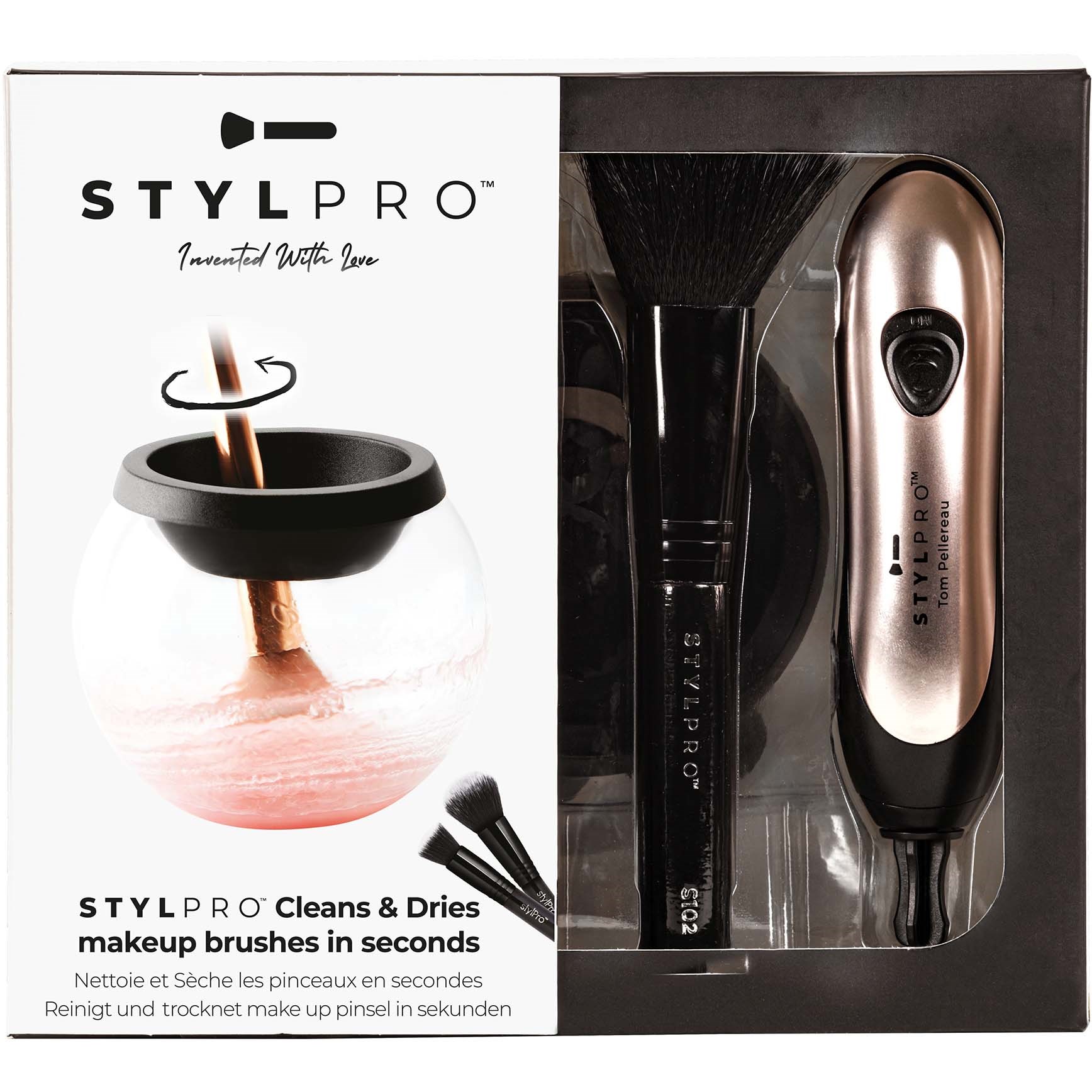 STYLPRO Makeup Brush Cleaner And Dryer Gift Set Blush