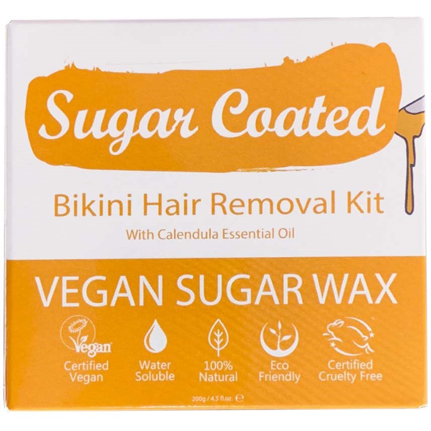 Läs mer om Sugar Coated Bikini Hair Removal Kit With Calendula Essenti 200 g