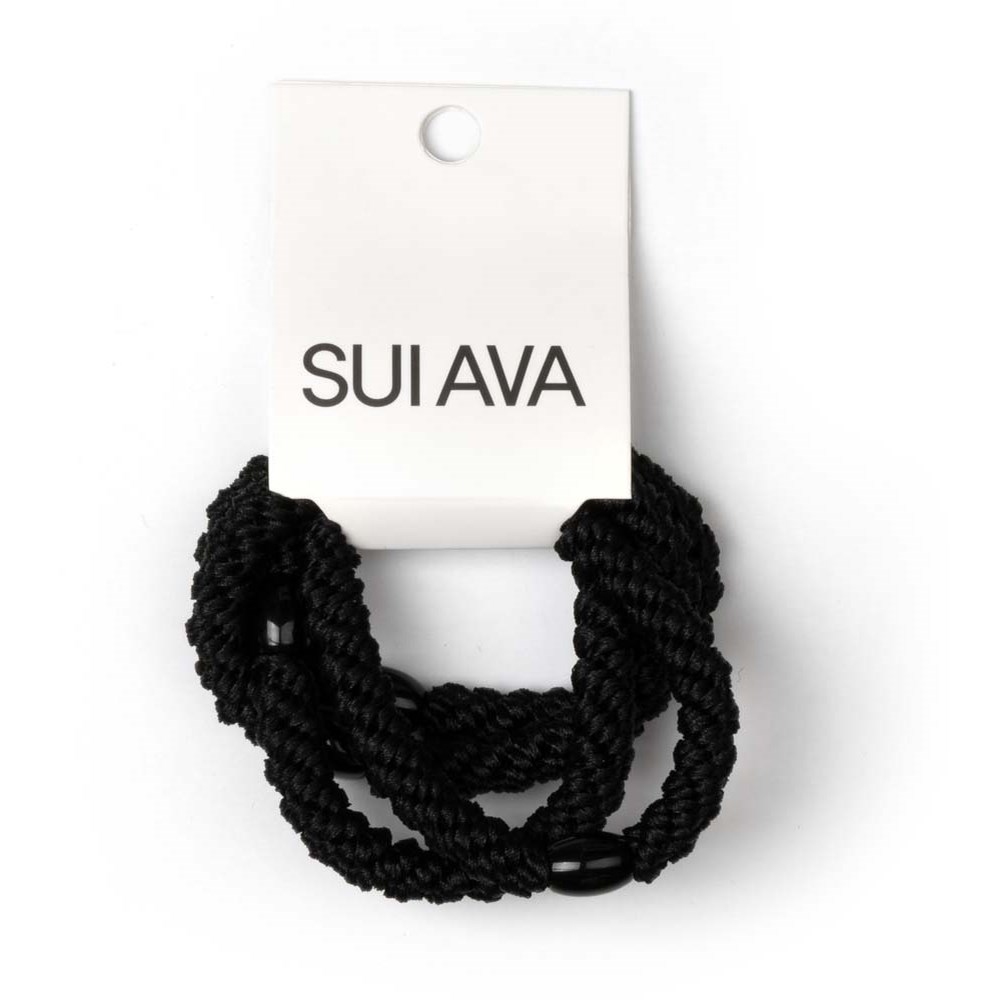 Bilde av Sui Ava 4-pack Basic Essentials Elastics Black Beauty