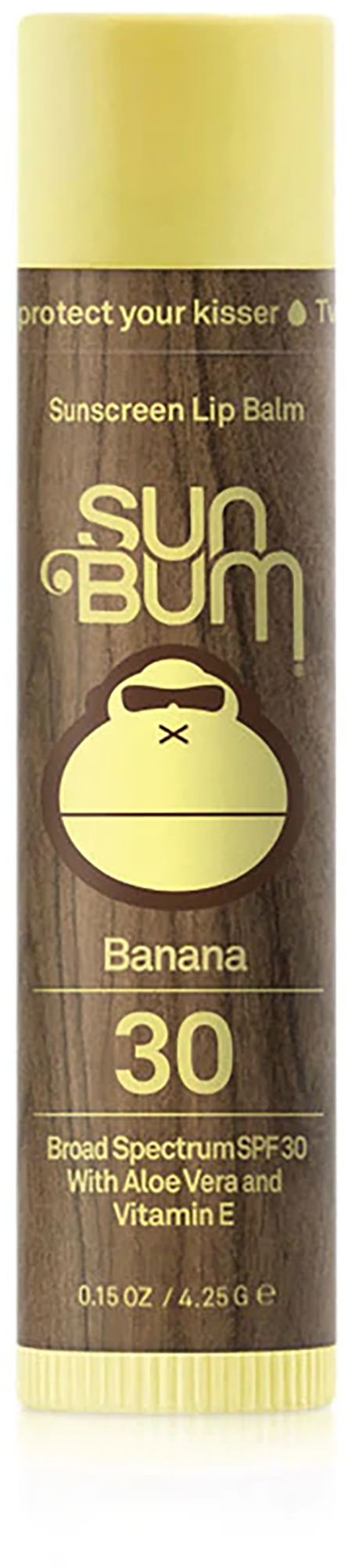 Sun Bum Original SPF 30 Sunscreen Lip Balm Banana