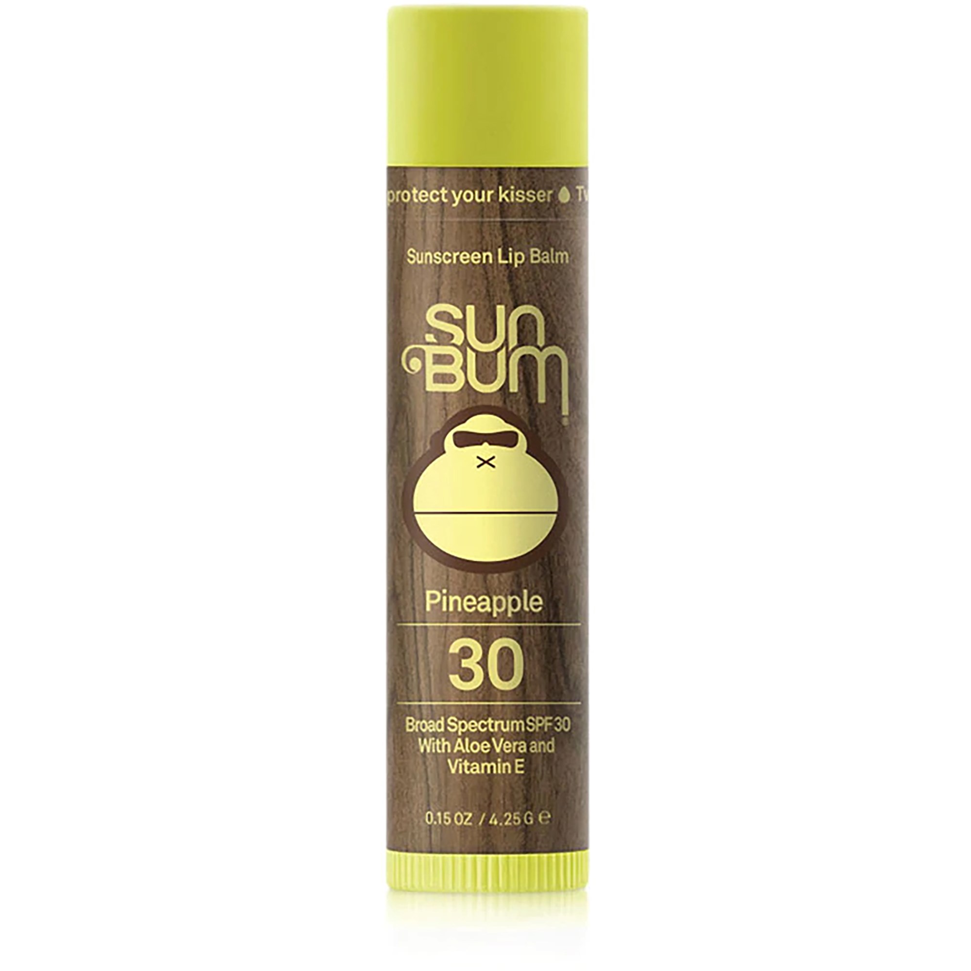 Sun Bum Original SPF 30 Sunscreen Lip Balm Pineapple billede