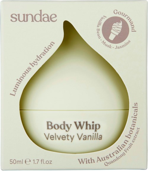 Sundae MINI Velvety Vanilla Body Whip Moisturiser 50 ml